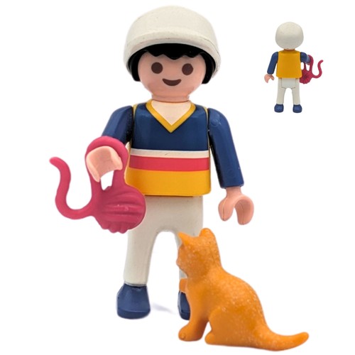 Figurine enfant bleu blanc - enfant, bleu/blanc
