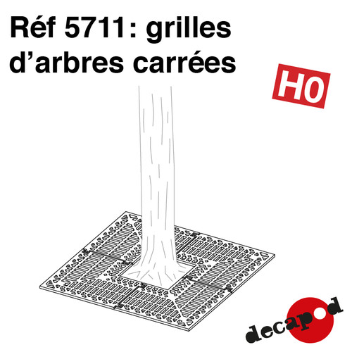 Grilles arbres maillechort - d'arbres,