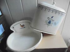 Tôle peinte ancienne fontaine coq constitution bonnet phrygien no émaillée