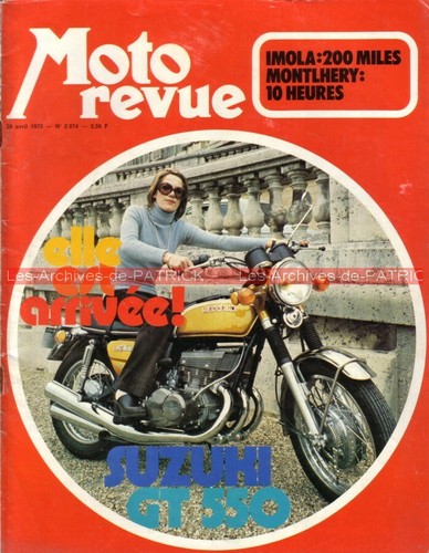 Moto revue 2074 suzuki 380 - 2074, gt