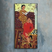 Horloge murale sur toile 30x60 La famille de théiste Henri Matisse Décoratif