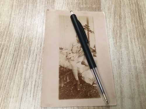 Carte postale photo - de, poilu