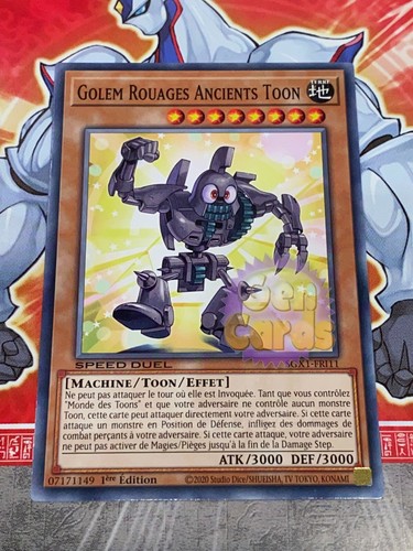 Carte golem rouages - carte, oh