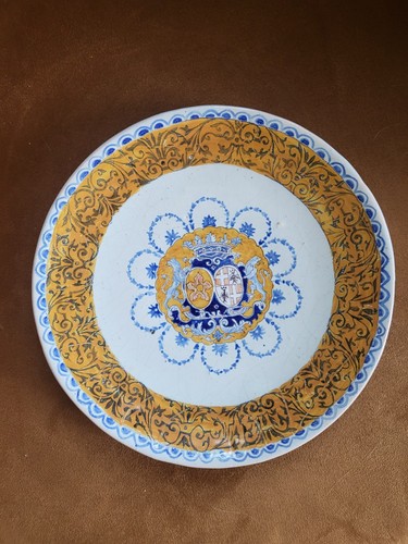 Assiette faïence nevers - assiette,