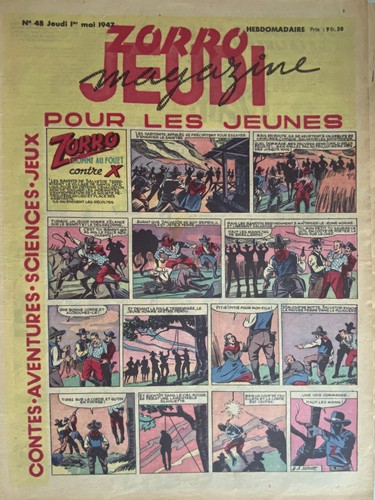 Zorro magazine jeudi - magazine,