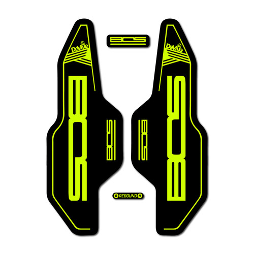Autocollants fourche star - de,