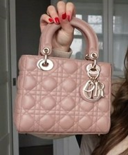 SAC LADY DIOR ROUGE ROSE