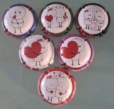 Capsule de champagne Fontaine Salomé Saint Valentin. TS