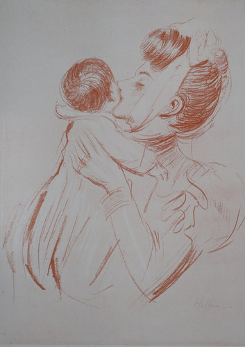 Paul césar helleu le - césar, baiser