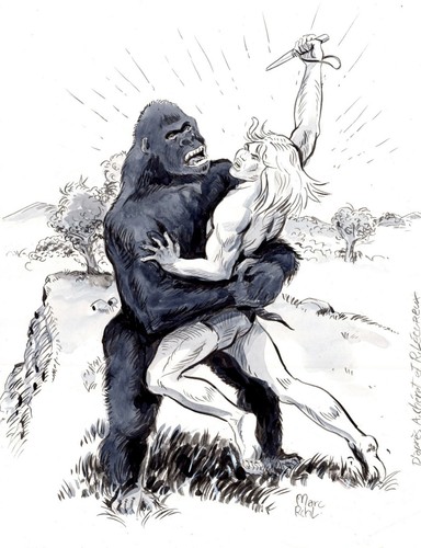 Rahan galère dessin - rahan,