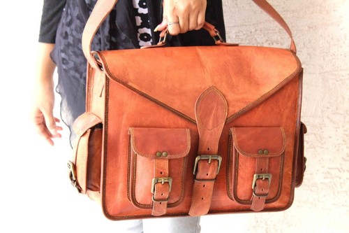 Fauve sac cuir vintage - sac,
