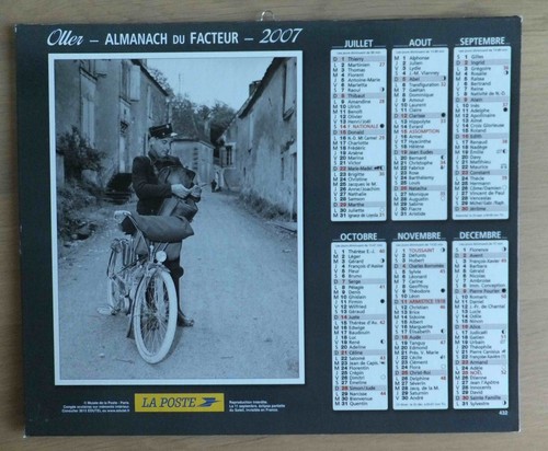 Almanach facteur 2007 - almanach, du