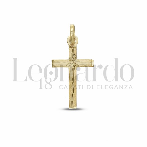 Pendentif croix satinée - pendentif,