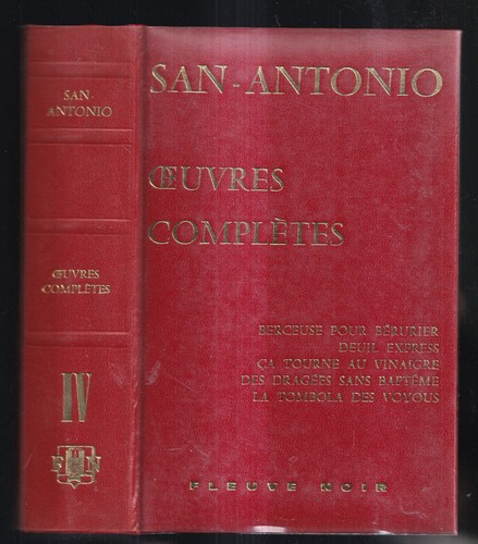 San antonio oeuvres completes - san-antonio:,