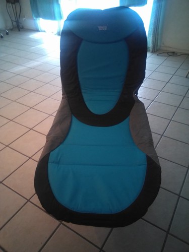 Blue outdoor chaise - outdoor,