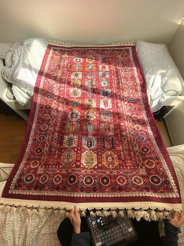 Tapis vintage motif - tapis, au