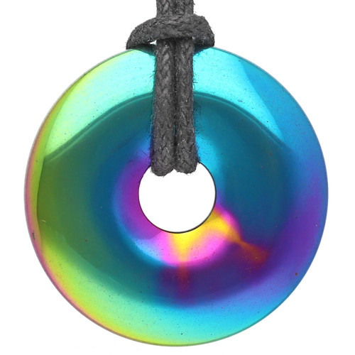Pendentif donut pierre ø - pendentif,