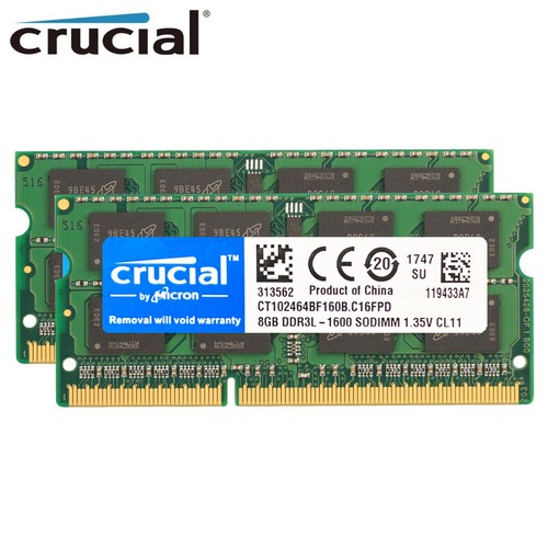 Crucial 8gb ddr3l 1600mhz - 8gb,