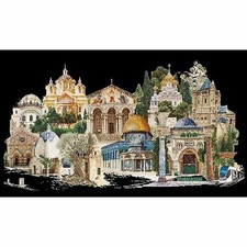   Kit point de croix  Jérusalem 533-05  Thea Gouverneur  Aida noir  