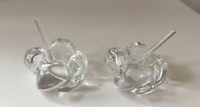 Paire de salière poivrière Cristal Sèvres