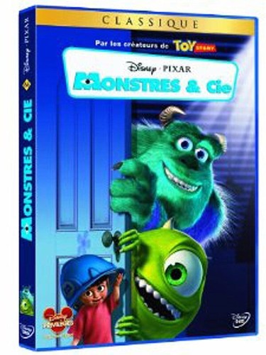 Monstres cie disney dvd - monstres,