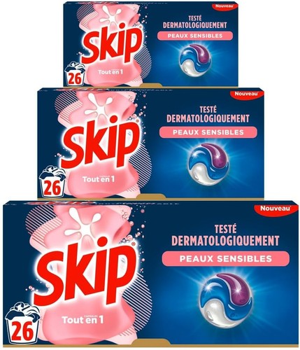 Skip capsules lessive peaux - capsules,