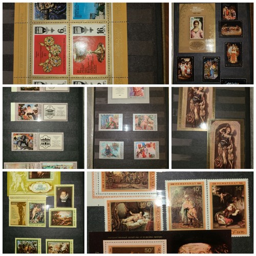 Post stamps from ussr and - post,