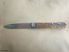 COUTEAU ANCIEN PLIANT MANCHE