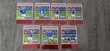 LOT DE  6 CARTES. TRANSPARENTES / FOOT. VACHE QUI RIT  / EQUIPE DE FRANCE  2002