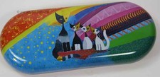 Rosina Wachtmeister Étui pour Lunettes Rainbow Chat Chats