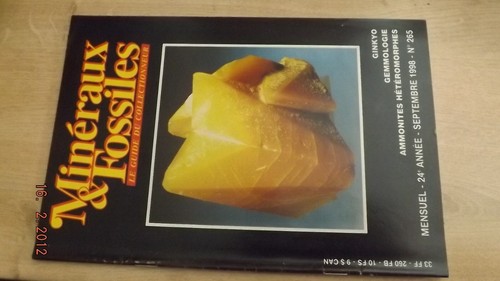 Revue mineraux fossiles - revue,