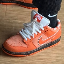 Nike Concepts x Dunk Low SB Orange Lobster Sneakers Retro Classic Multi function