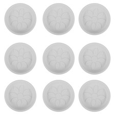  10 Pcs Bac D'égouttage En Résine Soucoupe À Pot Plateau De Plante Carrée