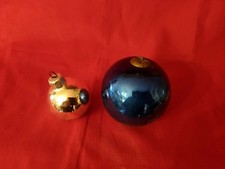 Lot 2 Anciennes Boule De Pardon Boule De Noël Mercurisé