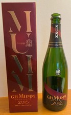 Coffret Champagne avec sa bouteille VIDE - G.H. MUMM - Cuvée Millésimée 2015