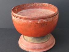 Antique Récipient en Bois, Birmanie