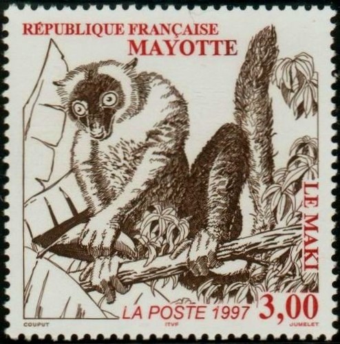 Timbre mayotte 46 - timbre, n°46