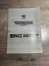 Notice Space Wars Vectrex Mb