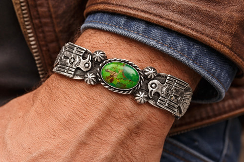 Bracelet manchette homme