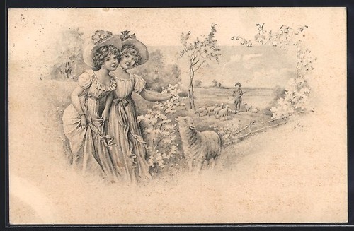 Carte postale artiste - carte, d'artiste