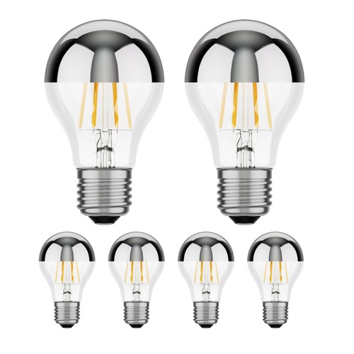 E27 ampoule led a60 blanc - 6x,
