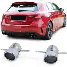 2 EMBOUT POT CHROME LOOK CLA