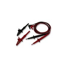 SILVERTRONIC - 131009 / Ra - Test Câble Set, Angle Droit 4MM Plug-Probe-Croc