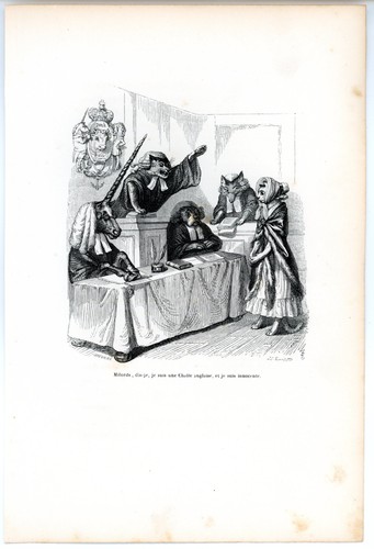 Animaux savants granville 1842 - animaux,