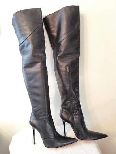 Bottes cuissardes noir - "noir",