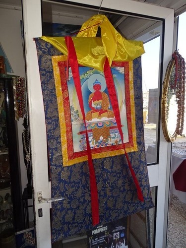Thangka peinte soie - thangka,