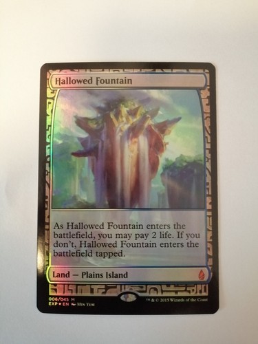 Hallowed fountain mythic foil - fountain,