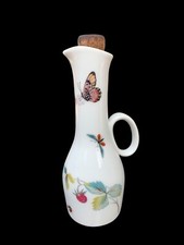 Carafe Récipient Huile Vinaigre Royal Worcester England Ceramique Ancien Vintage