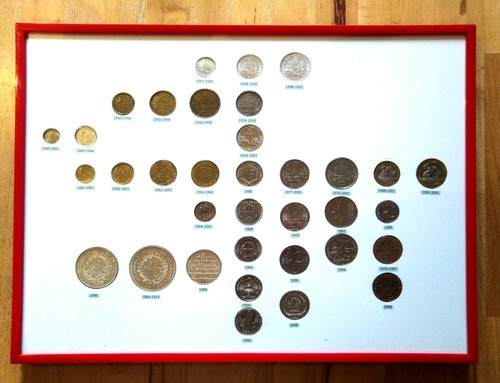 Collection pieces francs - 32,