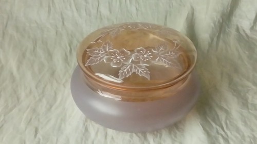 Bonbonniere verre emaille - bonbonniere,